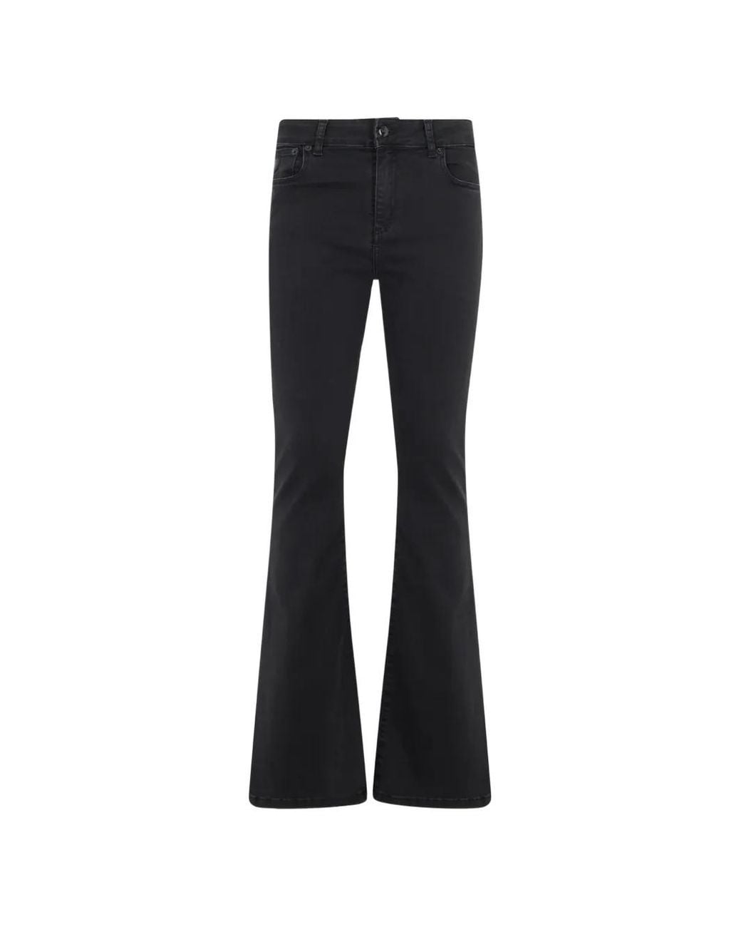 Lois Black Flared Jeans