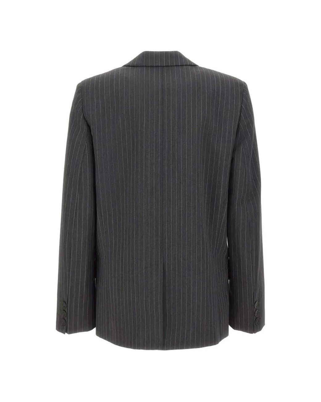 IRO Black Kamea Pinstripe-Pattern Blazer