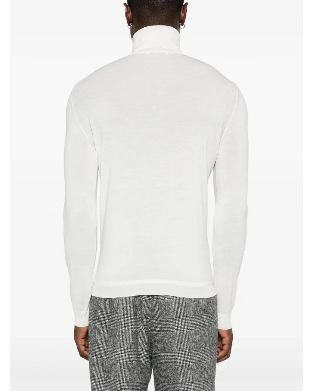 GOES BOTANICAL White Dolcevita Sweater for men