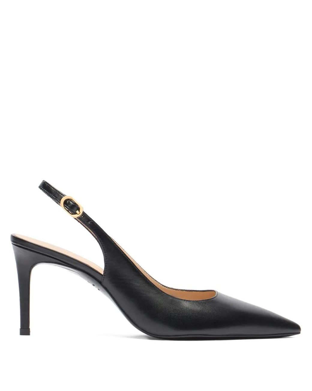 Stuart Weitzman Black Power Slingback Pumps