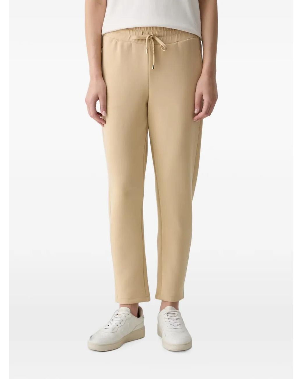 Joop! Natural Drawstring-Waist Track Pants