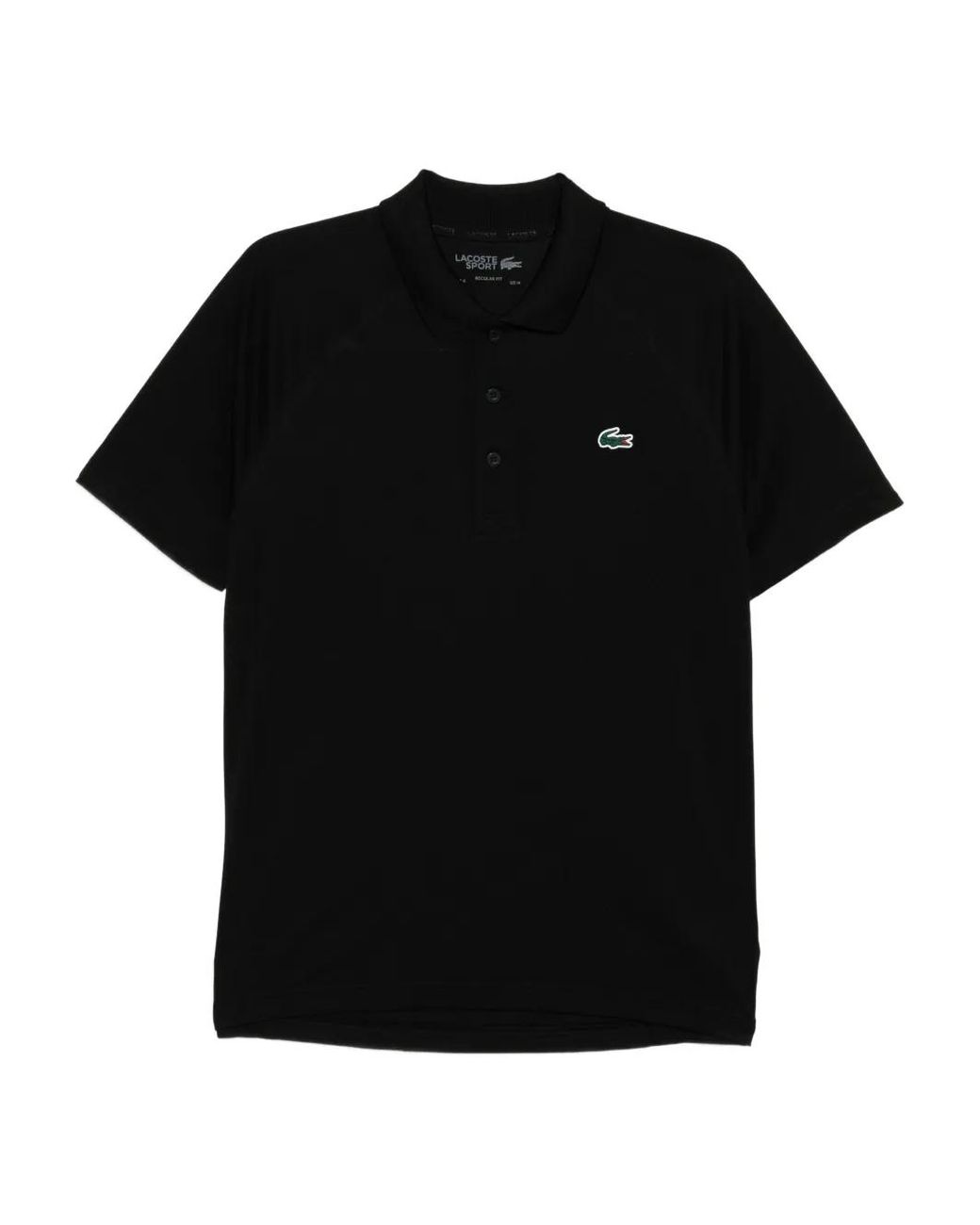 Lacoste Black Uv-Protection Performance Polo Shirt for men