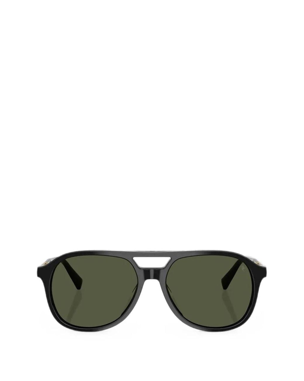 Brunello Cucinelli Green Pilot-Frame Sunglasses
