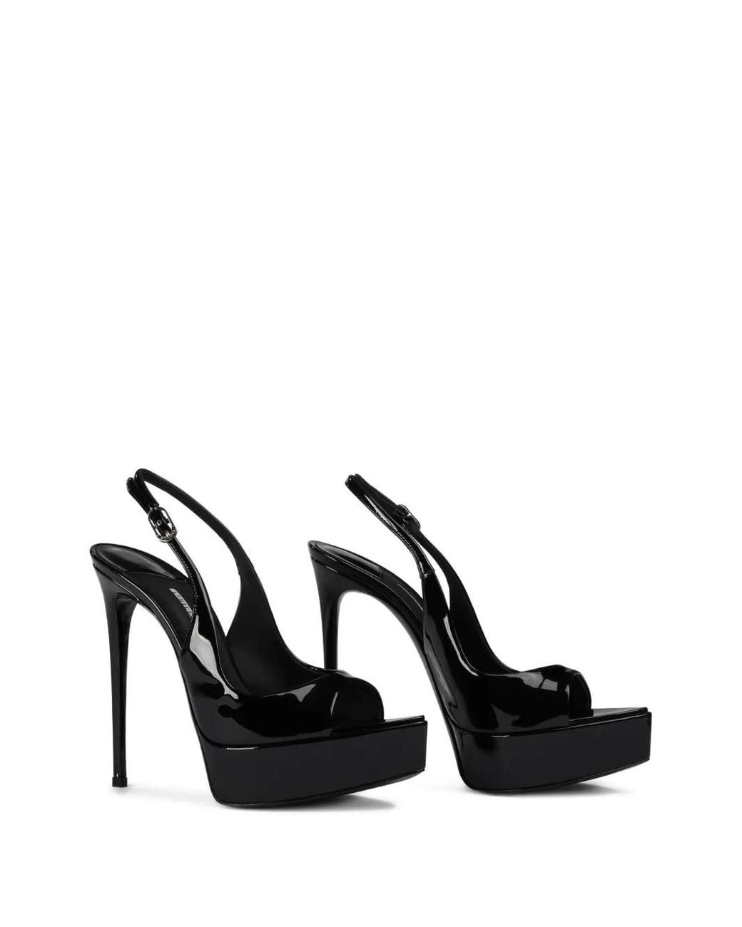 Le Silla Black Escarpins À Bride Arrière