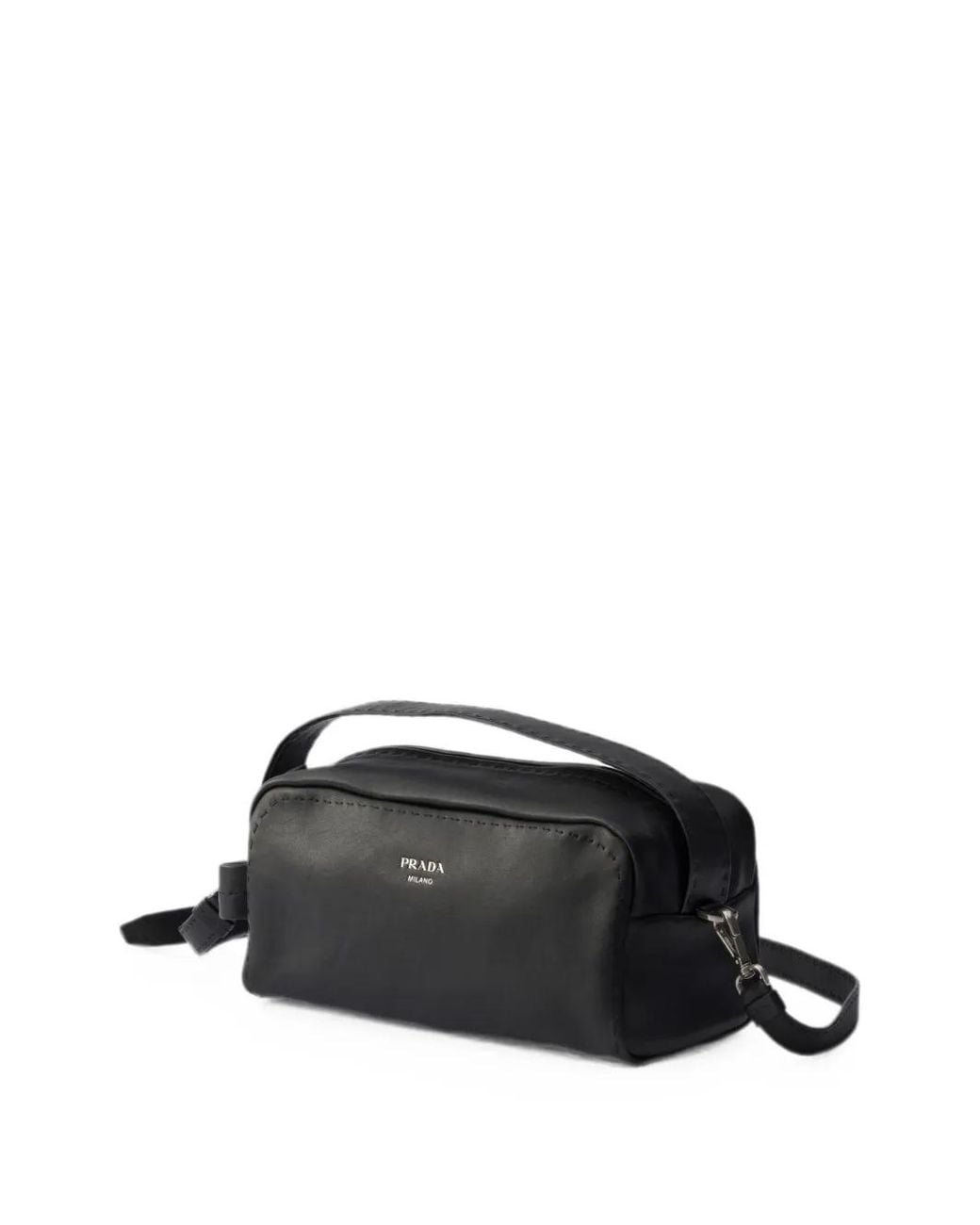 Prada Black Nappa Leather Shoulder Bag for men