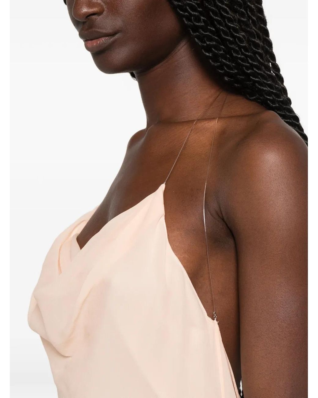 Mugler White Illusion Dress