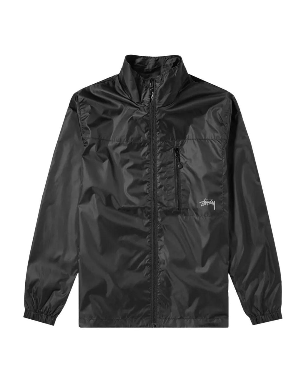 Stussy Black Rip Micro Jacket for men