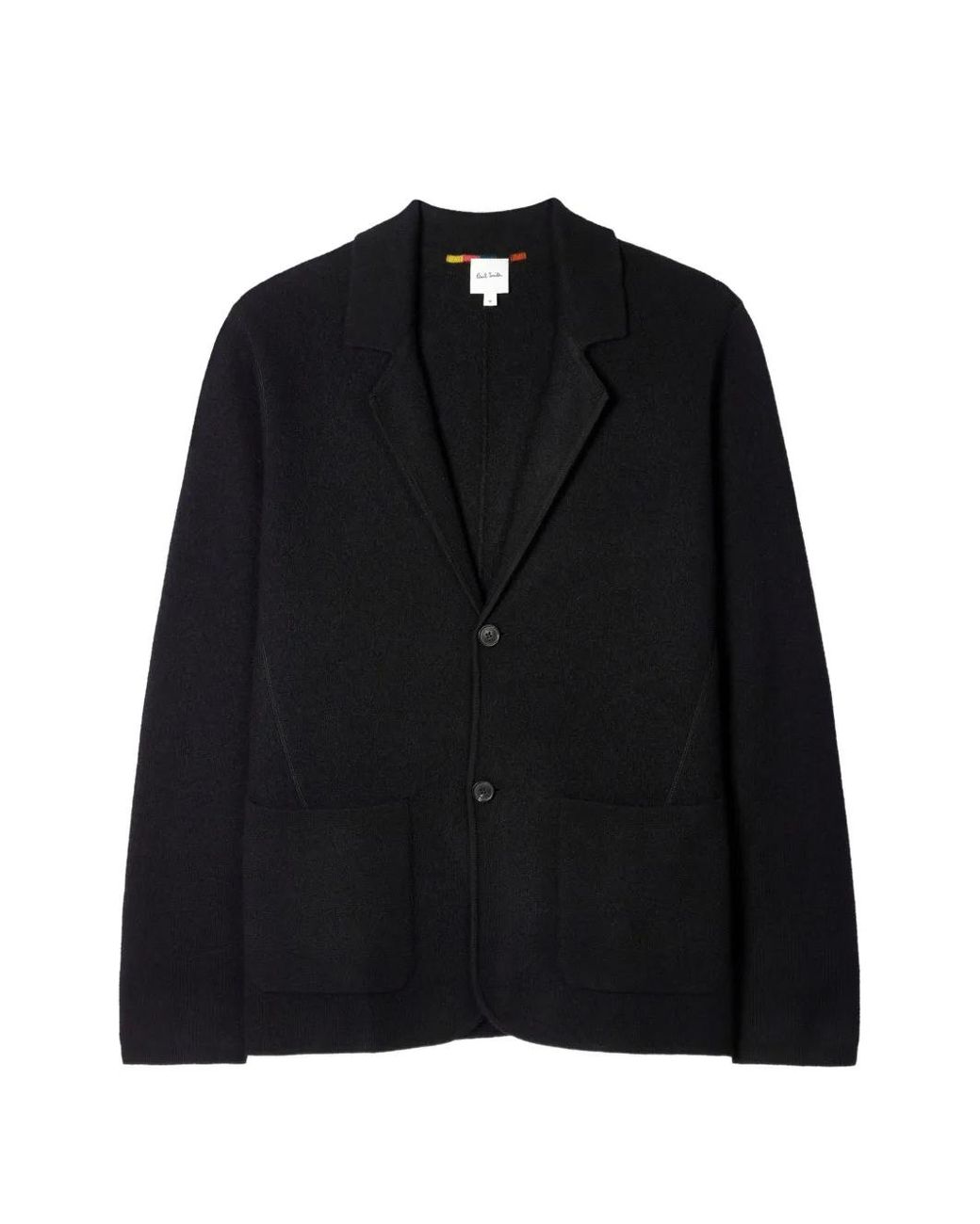 Paul Smith Black Merino-Wool Cardigan Blazer for men