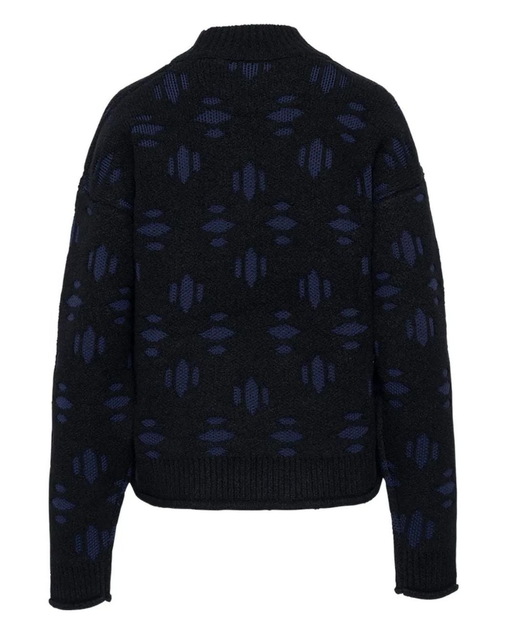 Aztech Mountain Blue Snowflake Pullover