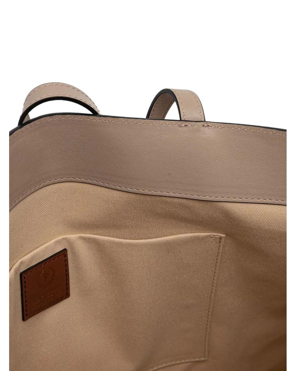 Pollini Natural Sac Cabas Austin En Daim