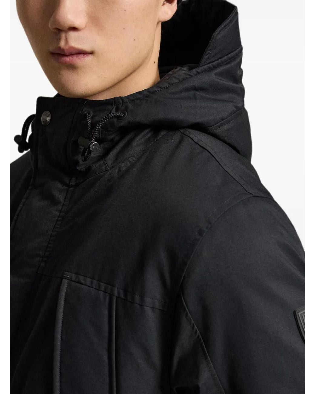 Polo Ralph Lauren Blue Lnnx Hooded Parka for men