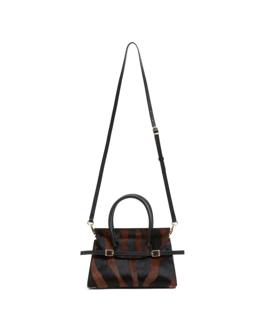 Jonathan Simkhai Black River Zebra-Print Tote Bag