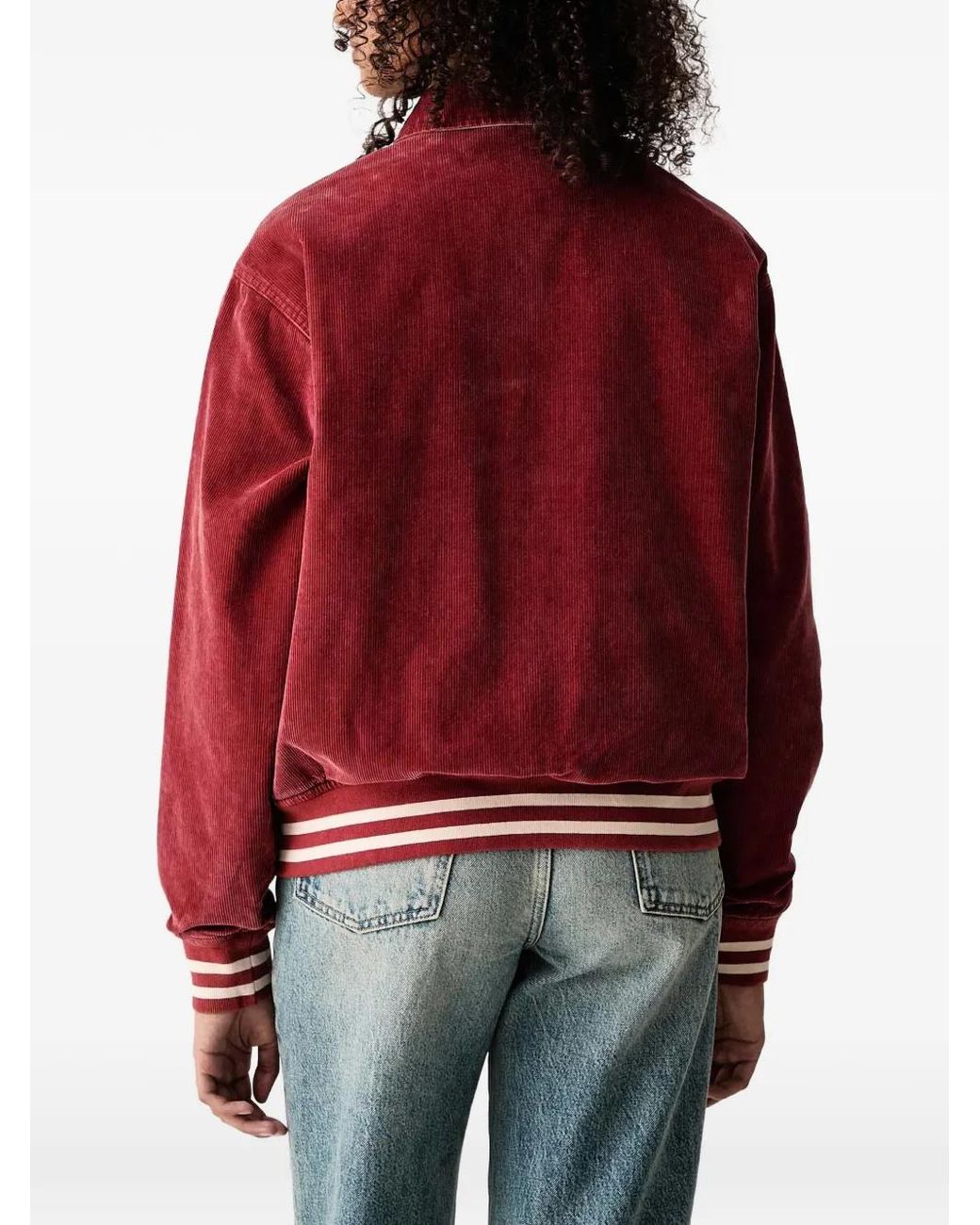 Vans Red Milliken Varsity Jacket