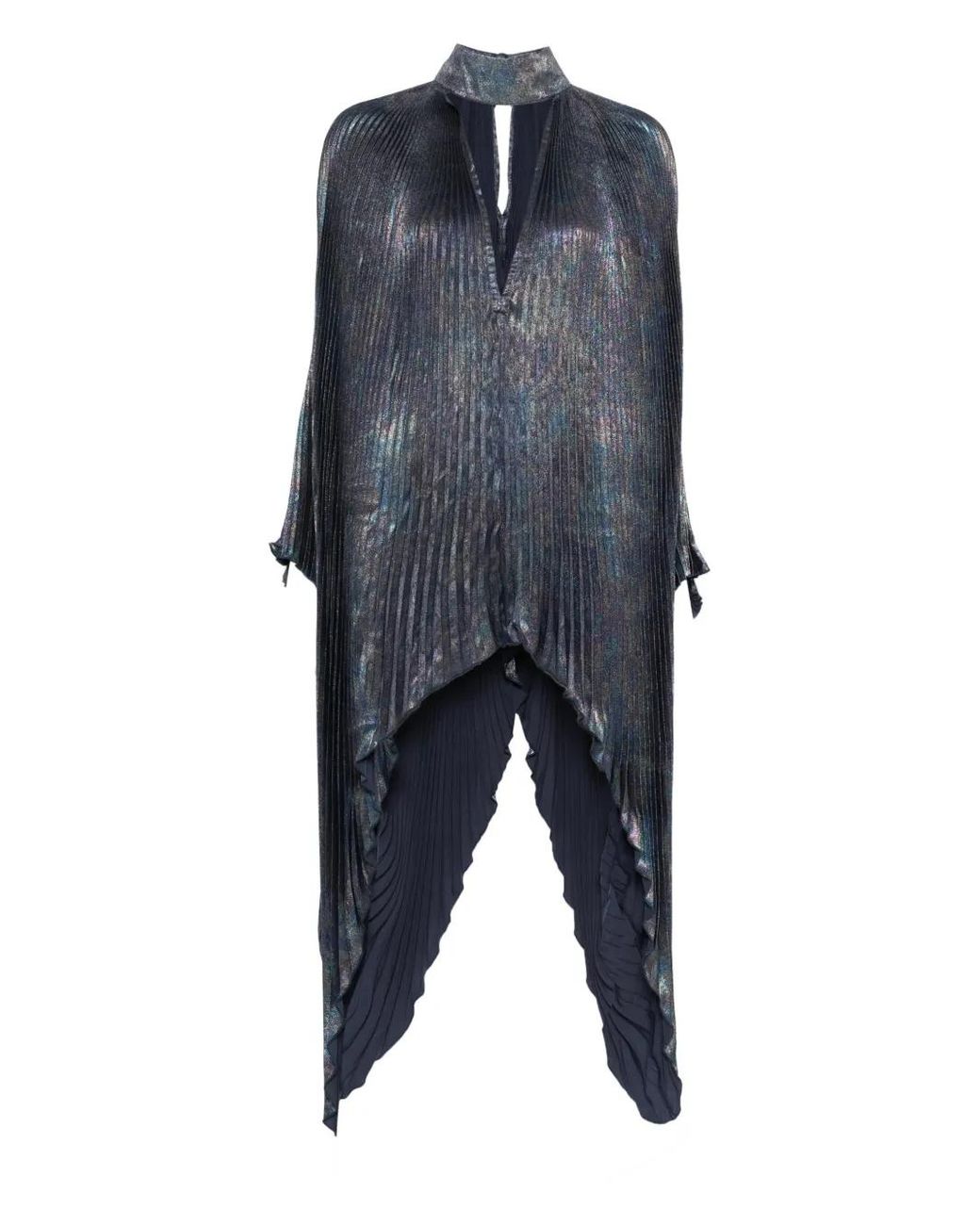L'idée Blue Empress V-Neck Top