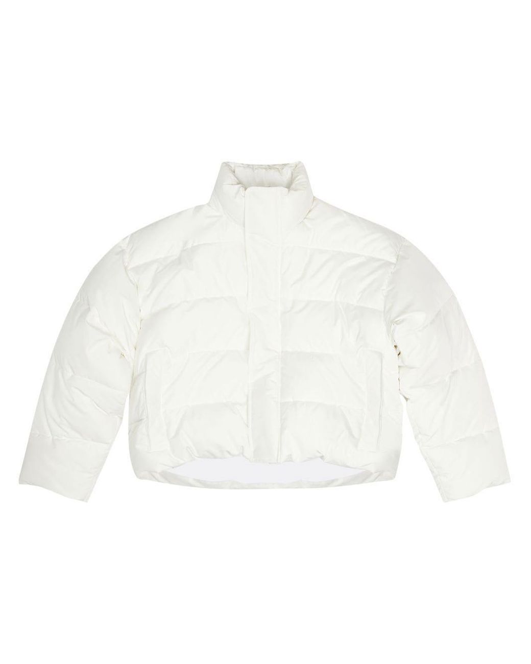 balenciaga puffer jacket white
