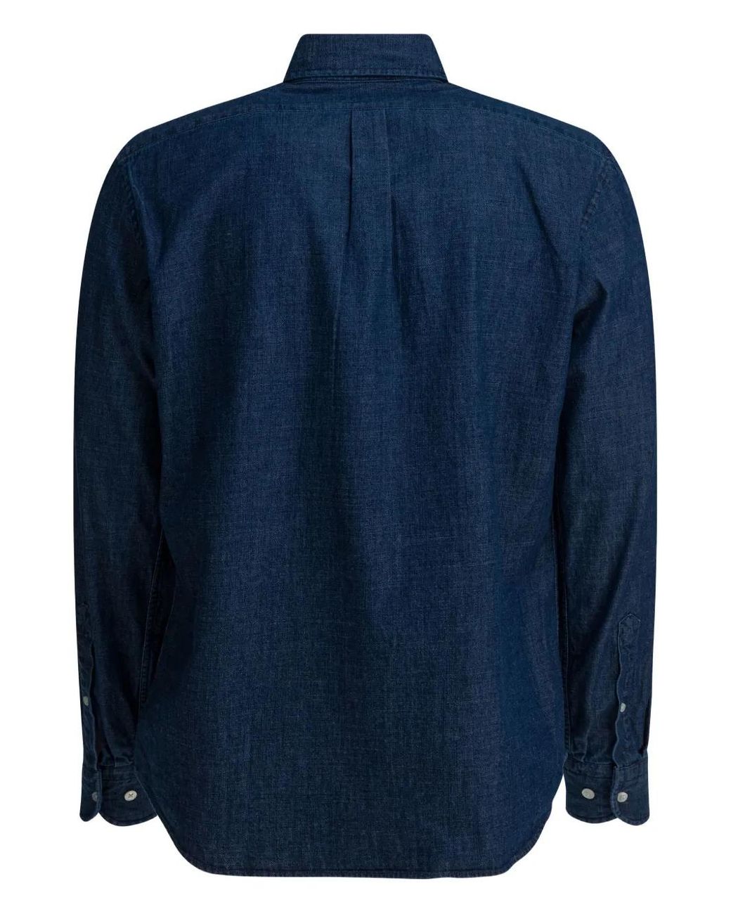 B.D. Baggies Blue Buttoned Cotton Shirt for men