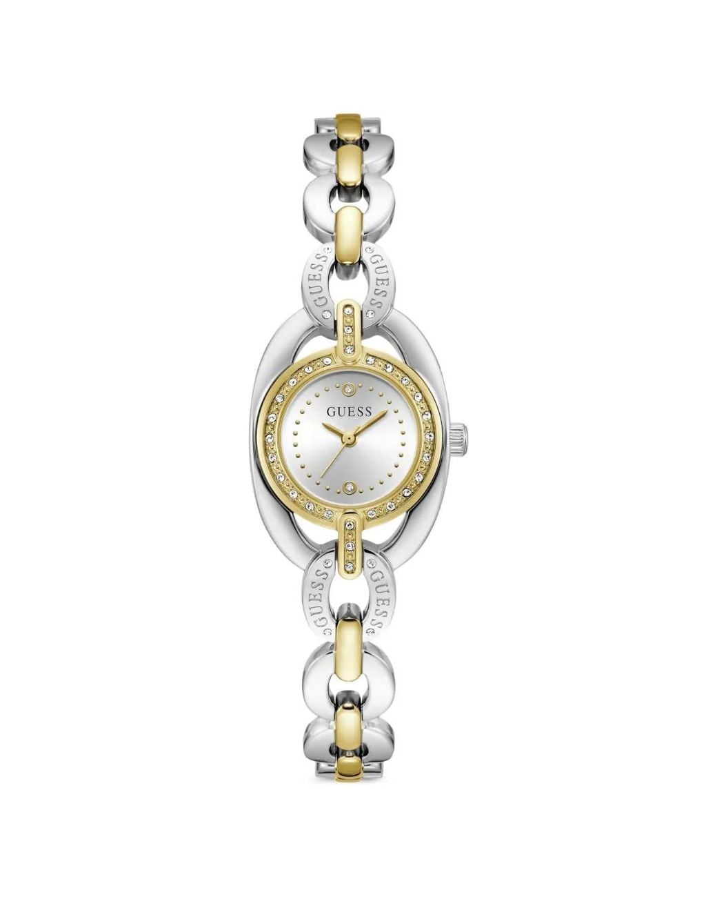 Guess Metallic Logo-Print 26Mm Watch