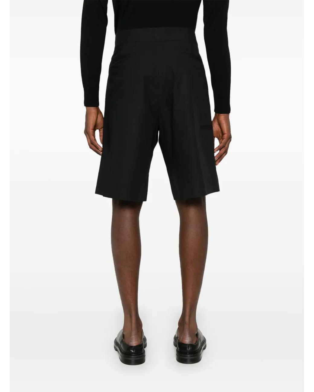 MODES GARMENTS Straight Shorts in het Black voor heren