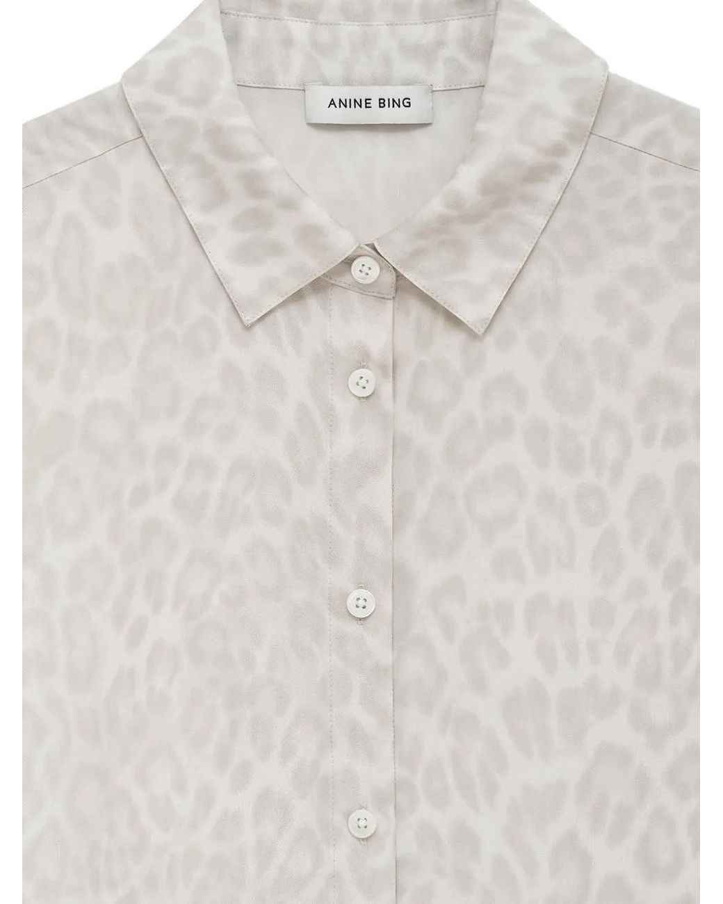 Anine Bing White Coco Shirt