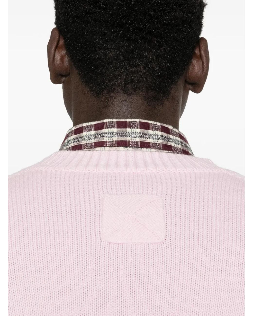 Nanushka Pink Crew-Neck Sweater