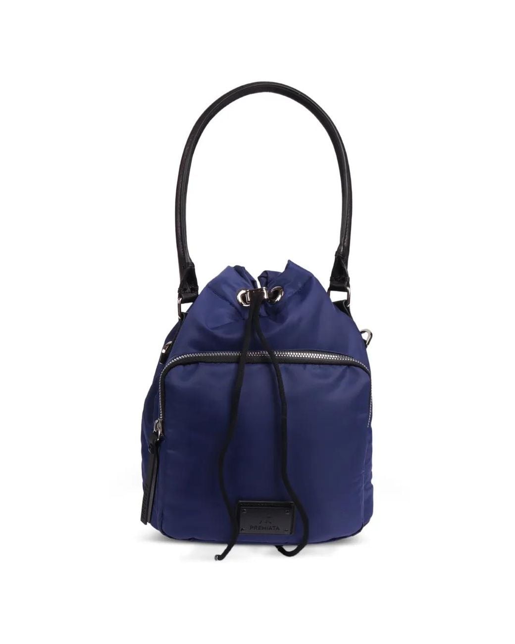 Premiata Blue Sac Porté Épaule Mia À Lien De Resserrage