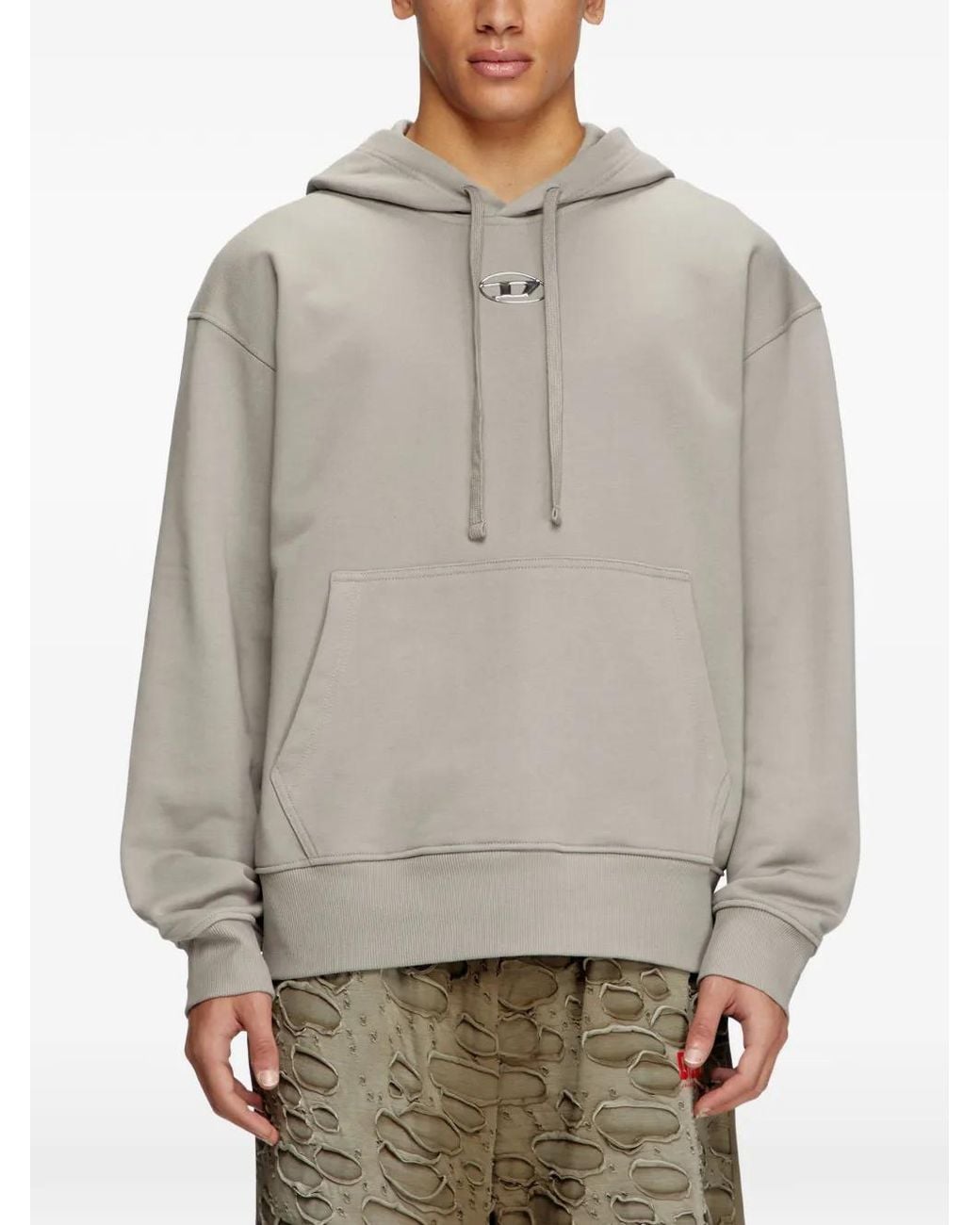 DIESEL Gray Sweaters for men