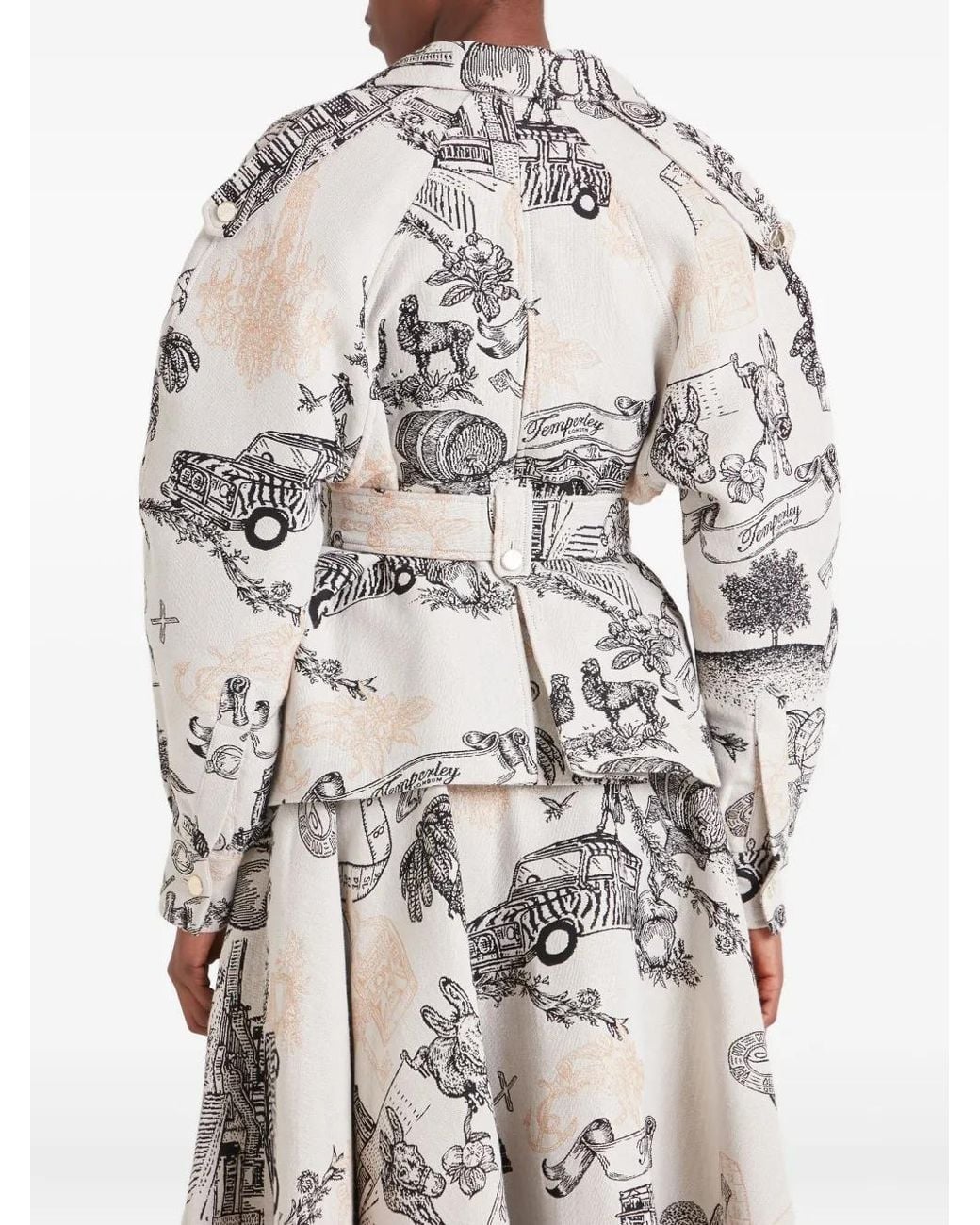 Temperley London White Belted Jacket