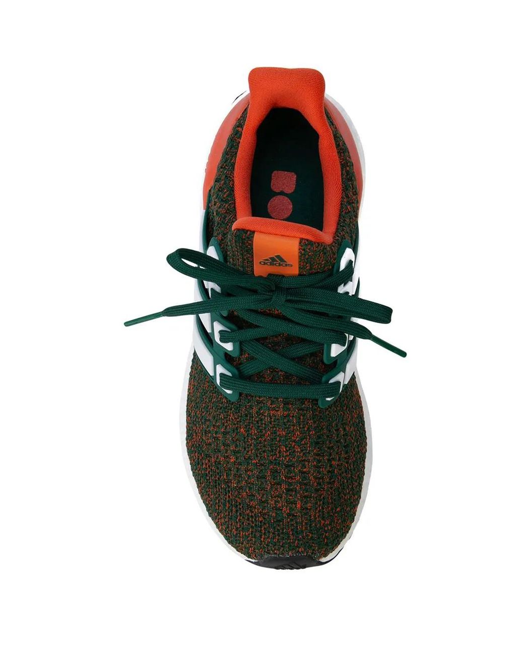 Adidas Green Ultraboost 4.0 "Miami Hurricanes" Sneakers