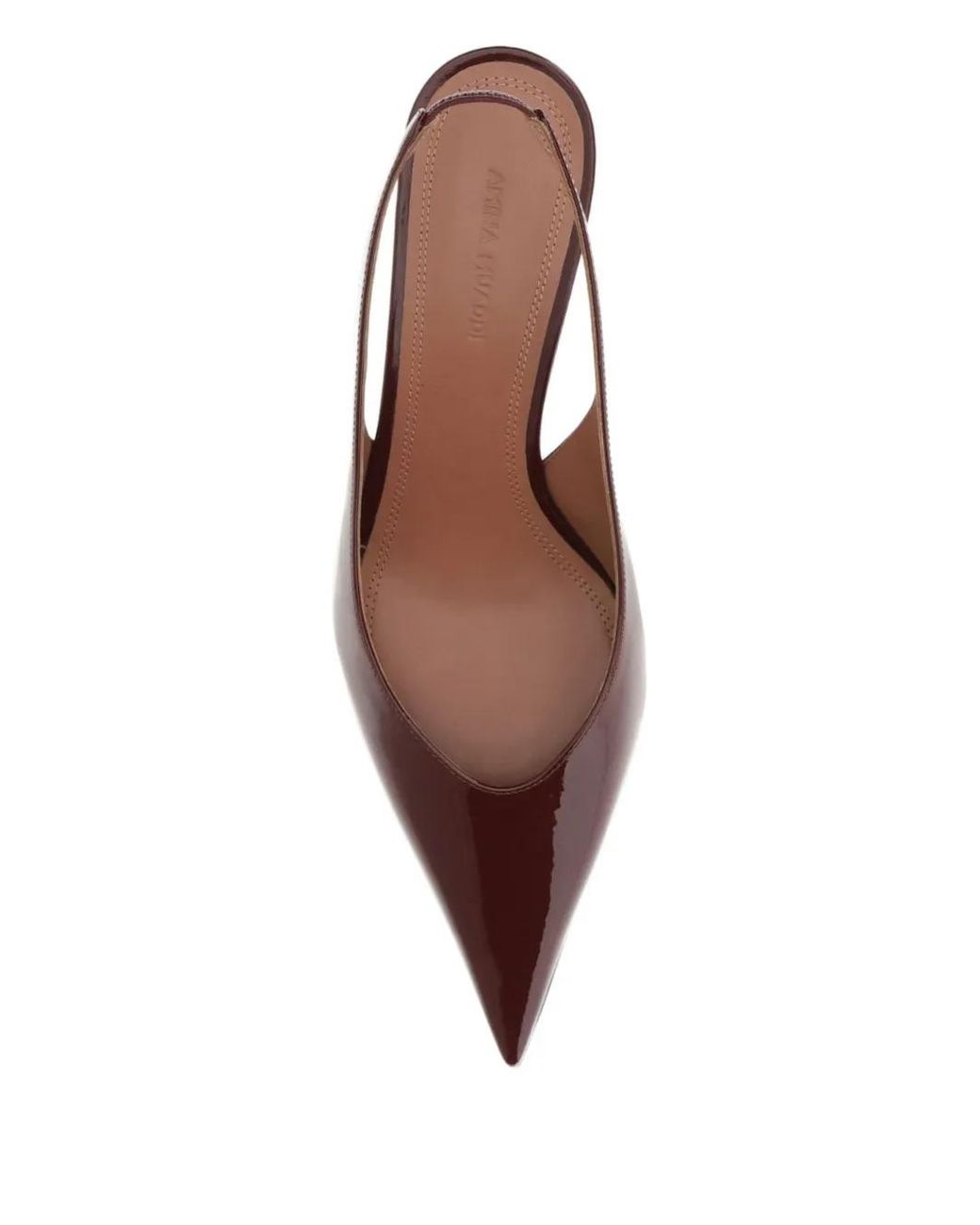 AMINA MUADDI Brown 55Mm Anok Slingback Heeled Sandals