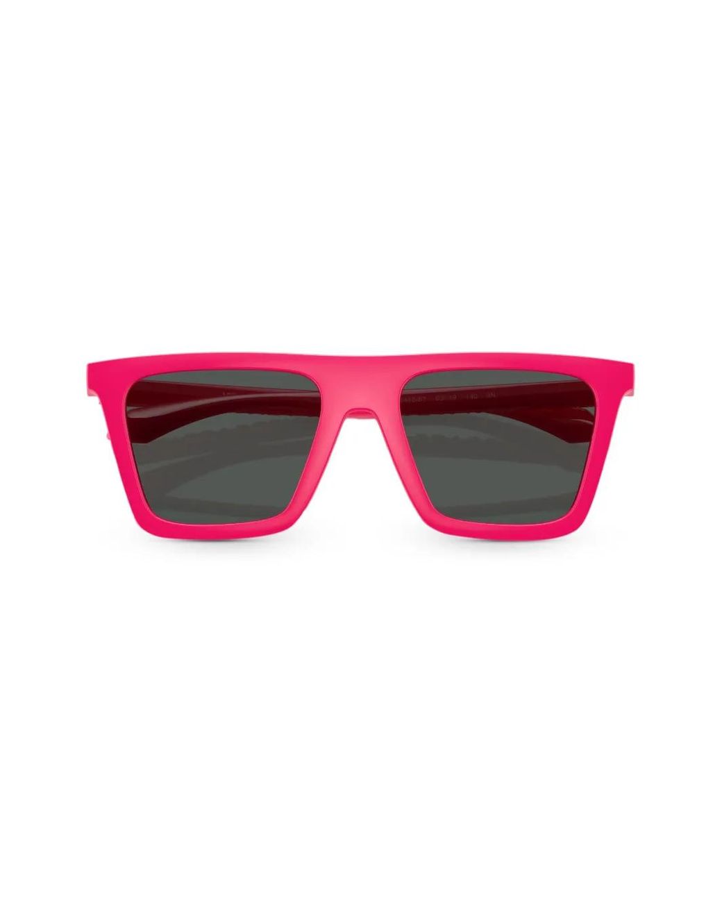 Versace Pink Rectangle-Frame Sunglasses