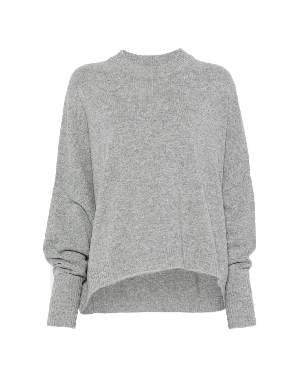 Lorena Antoniazzi Gray Drop-Shoulder Sweater