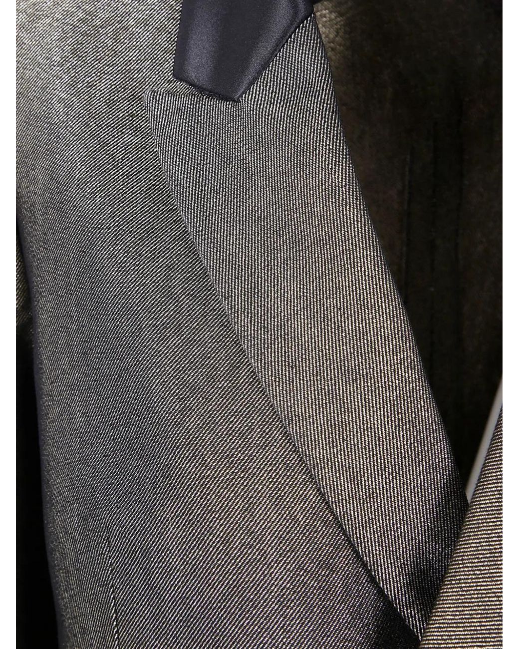 SAPIO Gray Double-Breasted Coat