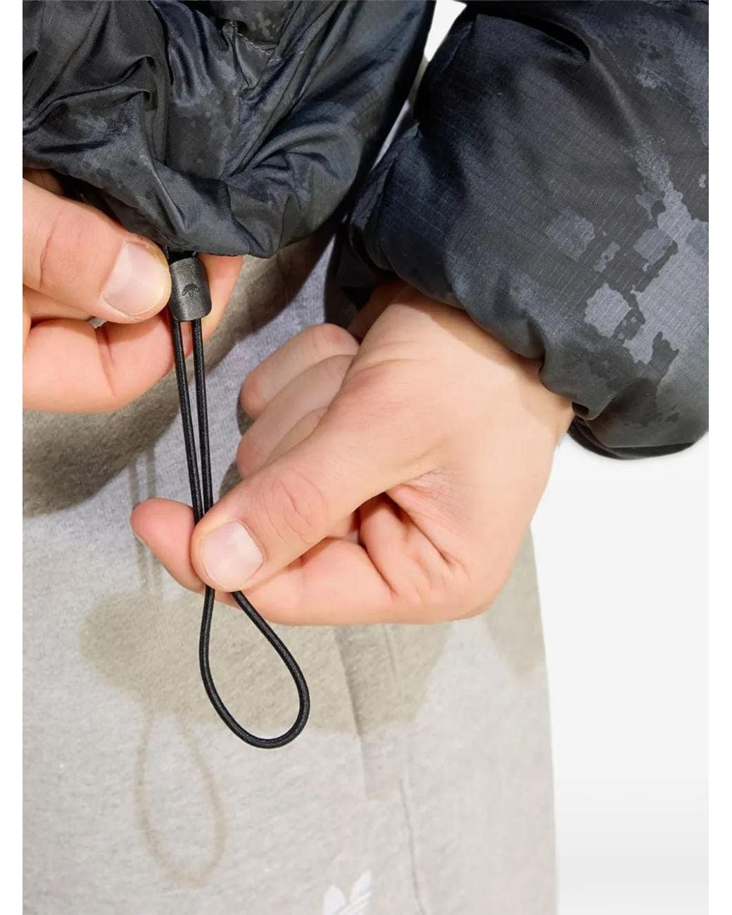 Adidas Gray Camo Regen Jacket for men
