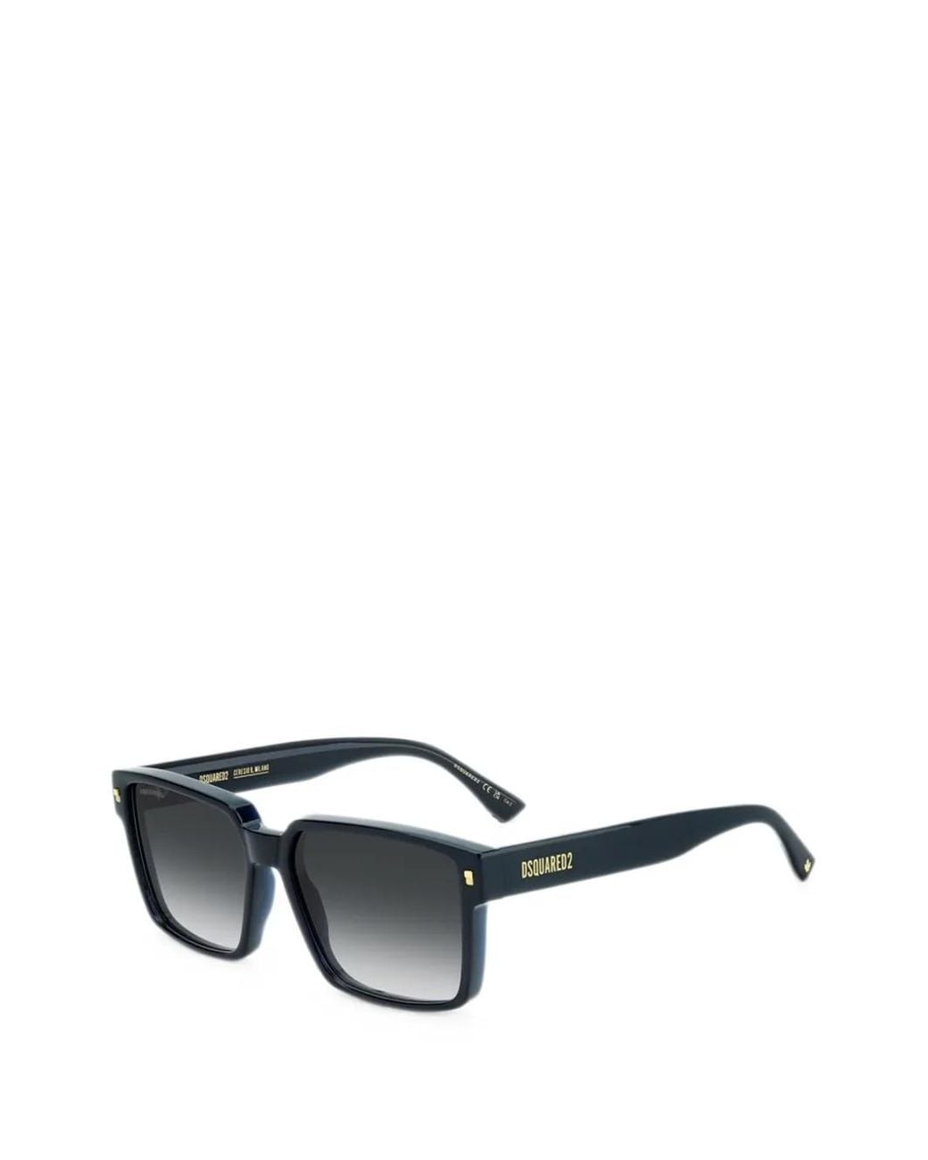DSquared² Black Lunettes De Soleil À Monture Carrée for men