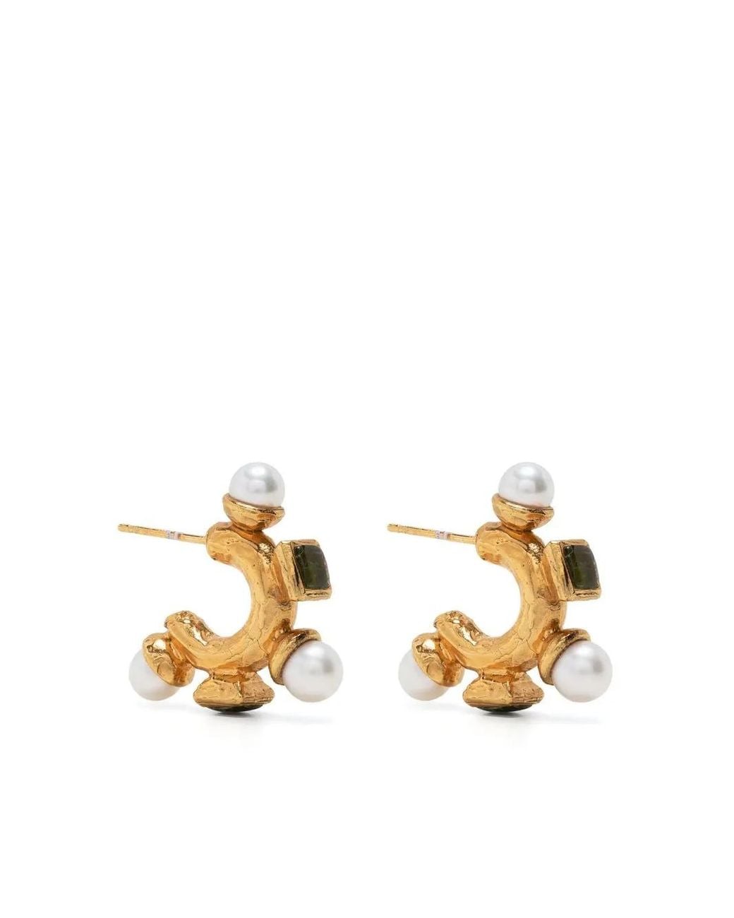 Alighieri Metallic The Traveller's Path Hoop Earrings