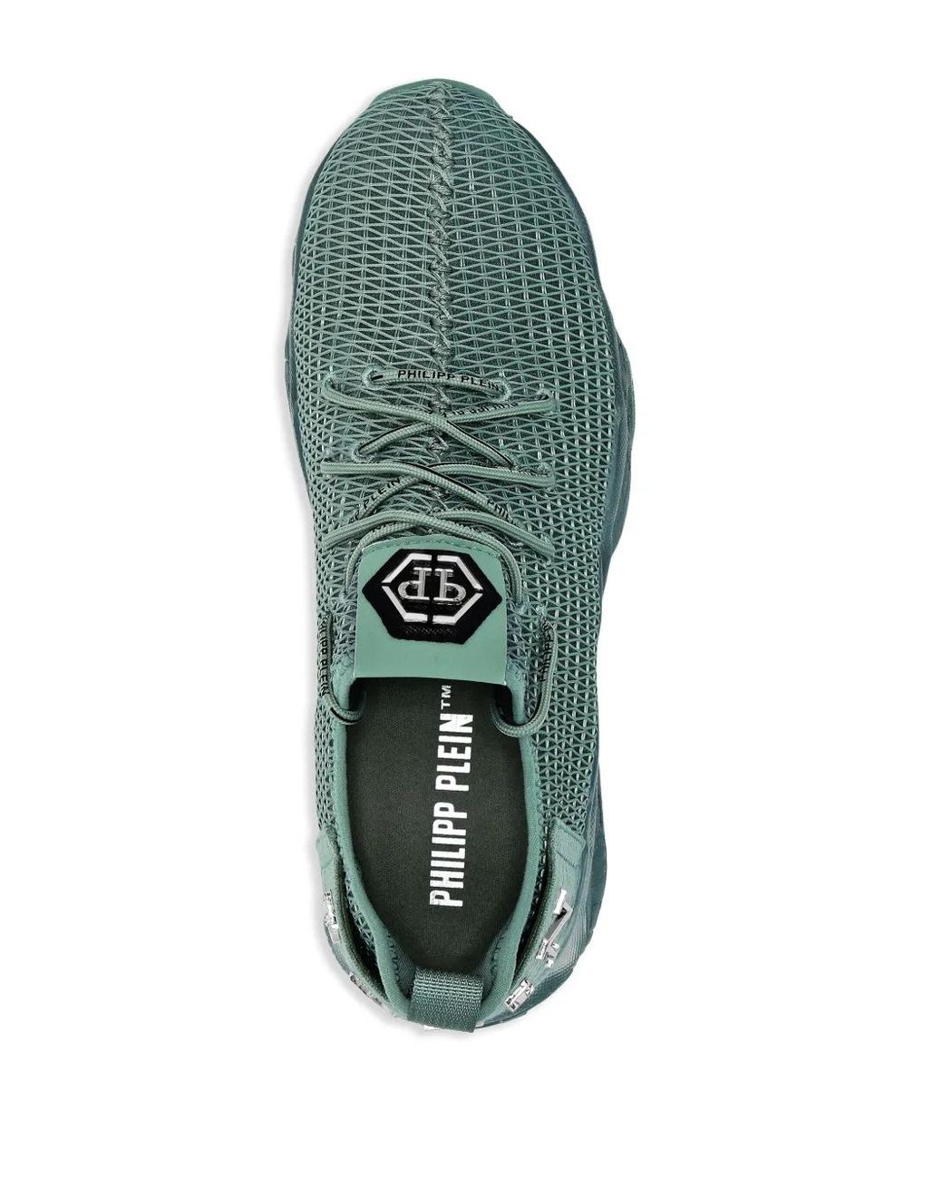 Philipp Plein Green Runner Hyper $Hock Sneakers