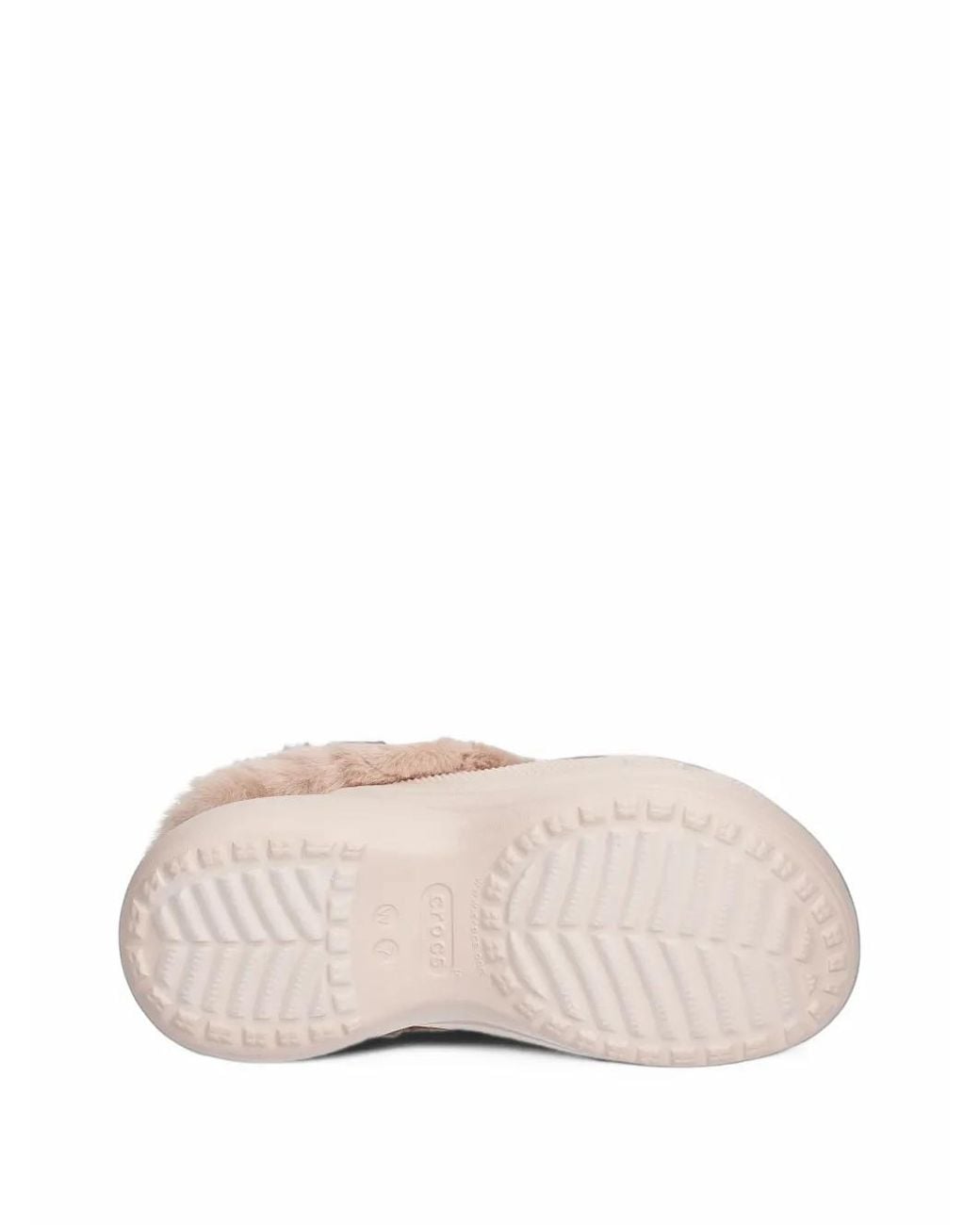 CROCSTM Natural Furry Clogs