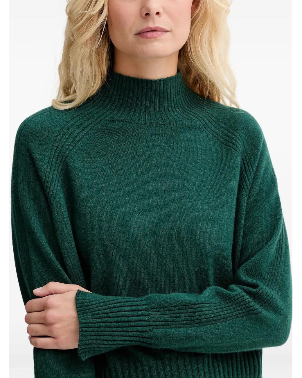 Twinset Green Turtleneck Sweater