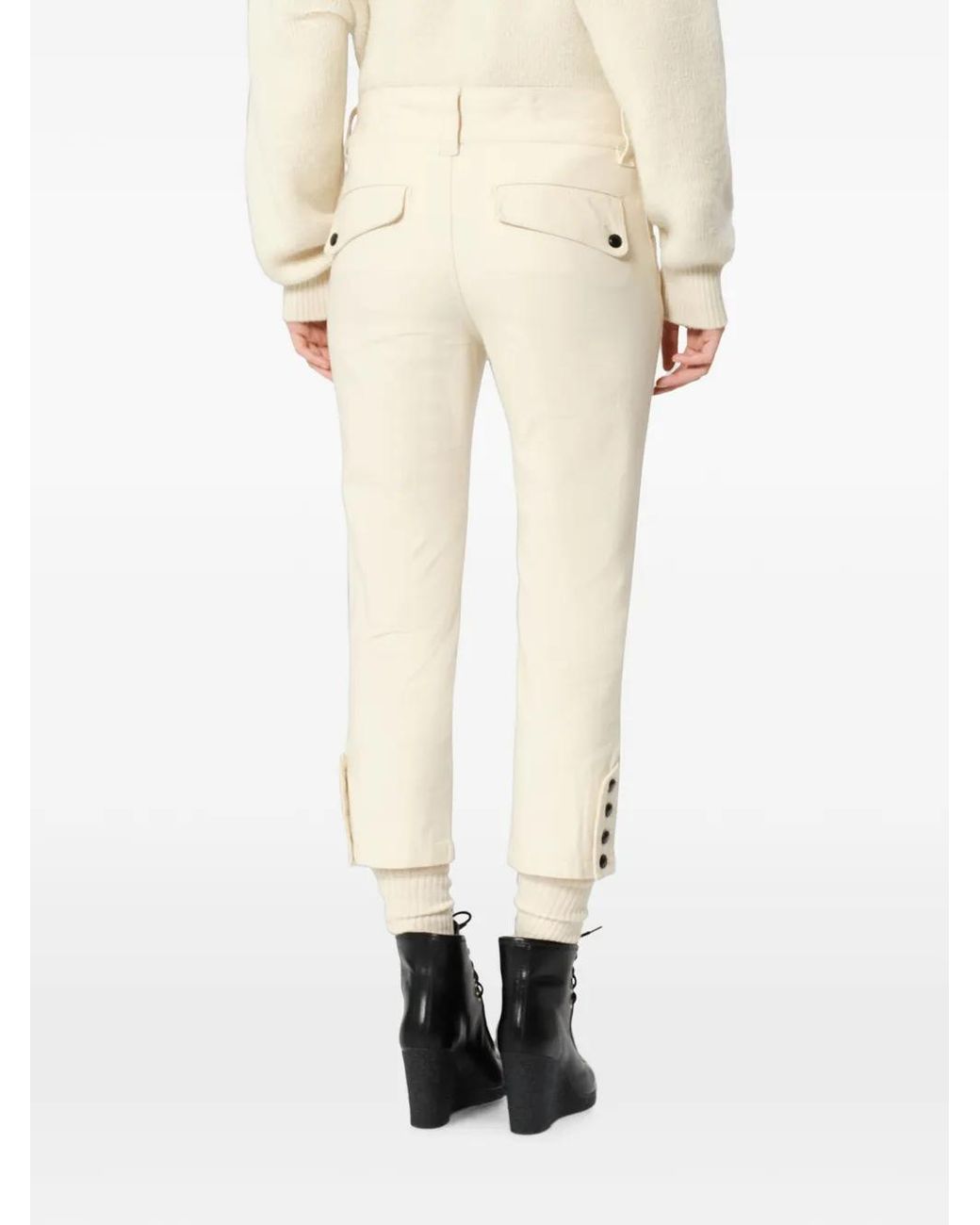 Isabel Marant White Berna Trousers