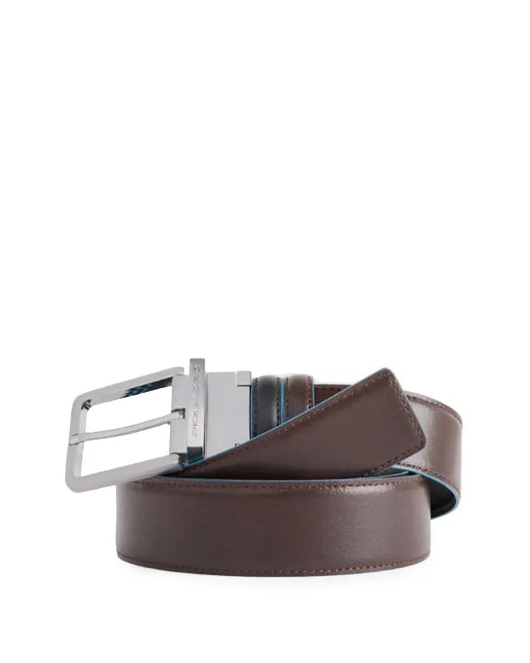 Piquadro Gray Leather Belt