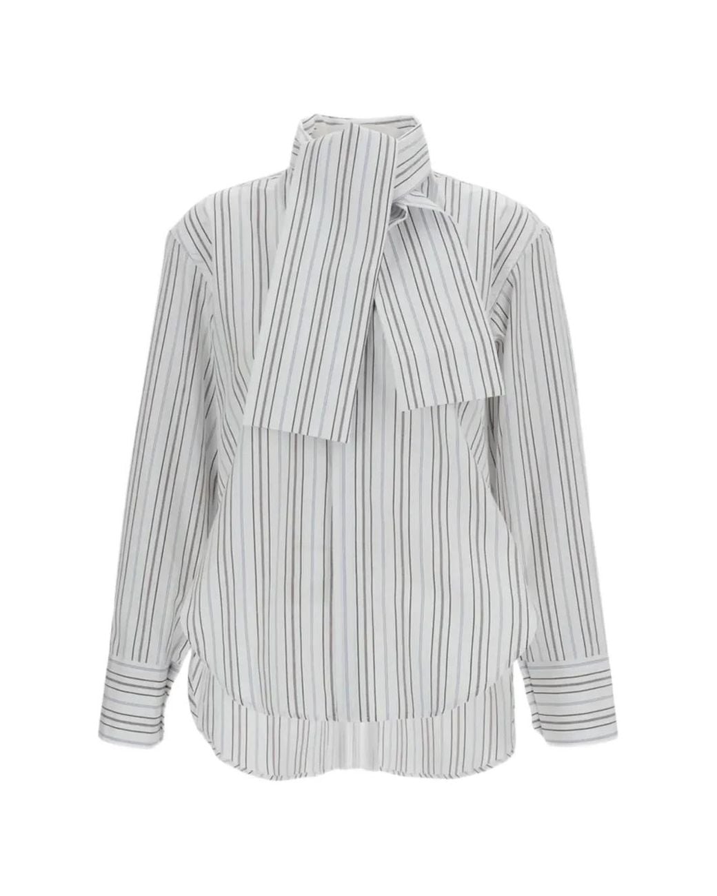 Plan C Gray Striped Shirt
