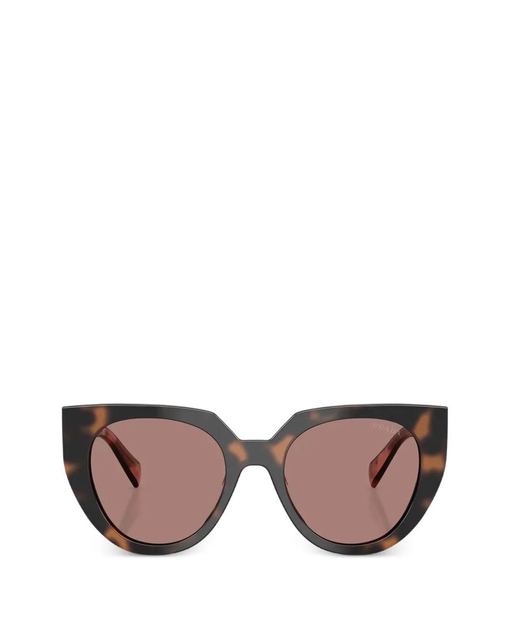 Prada Pink Tortoiseshell-Effect Sunglasses