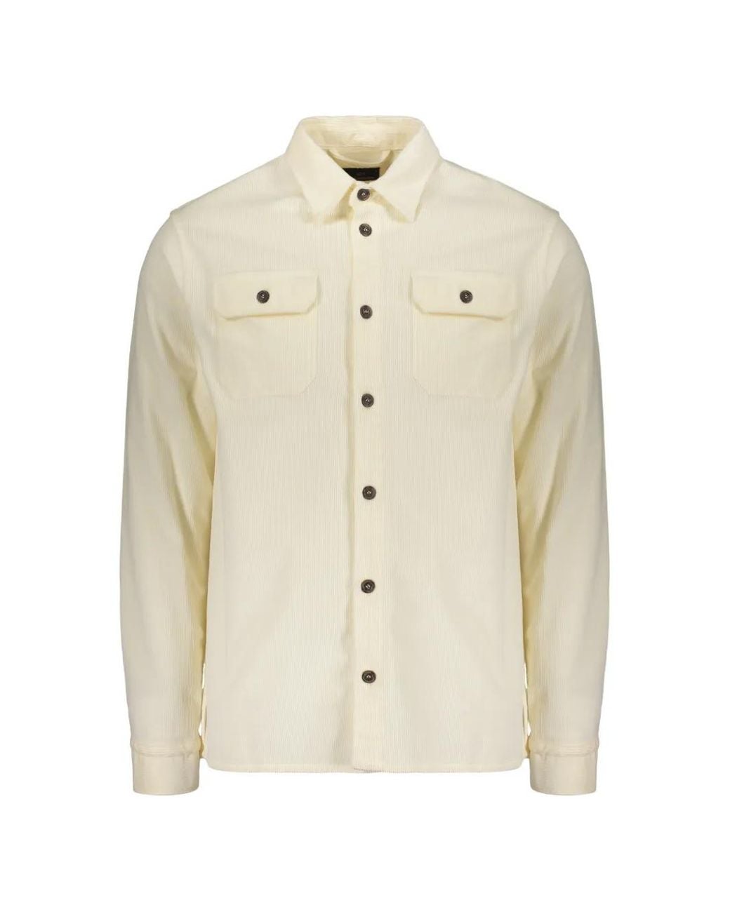Paul & Shark Natural Velvet Button-Down Shirt for men