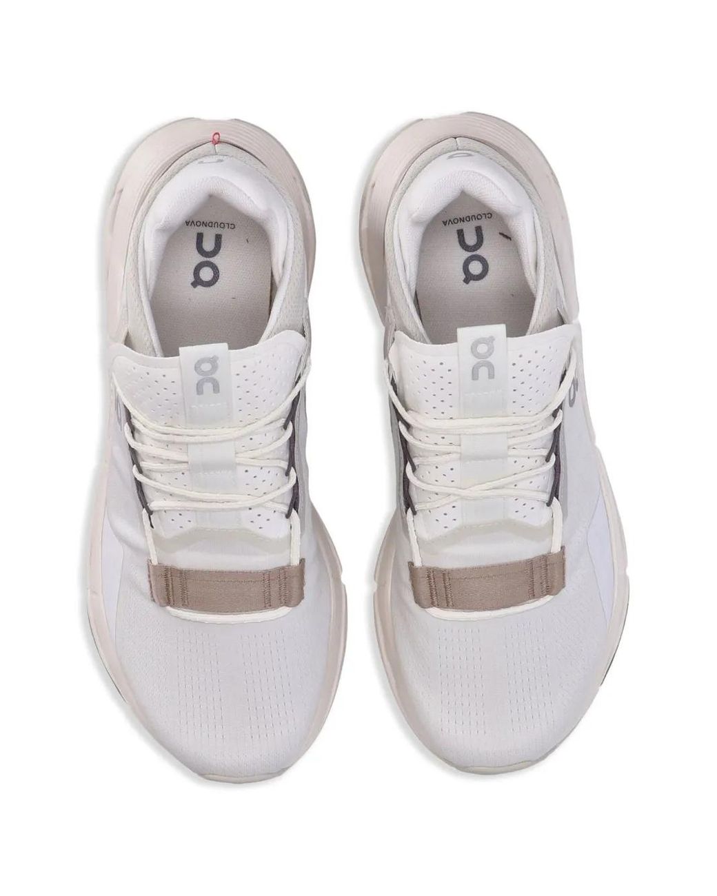 On Shoes White Cloudnova 2 Trainers for men