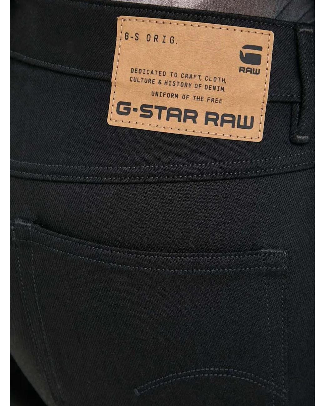 G-Star Black Five-Pocket Jeans