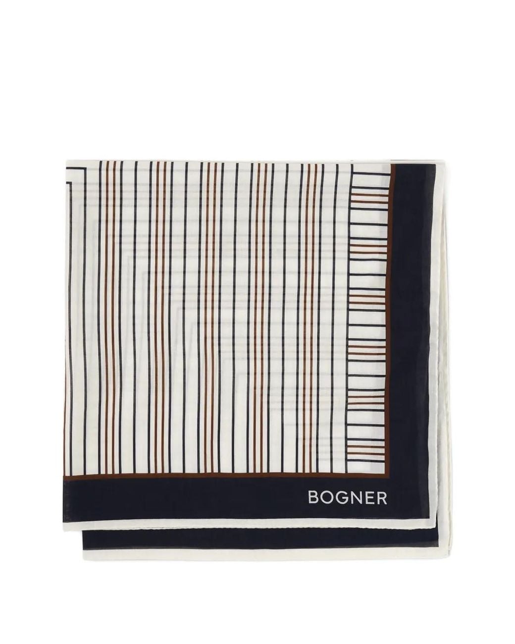 Bogner Black Misuri Cotton Scarf