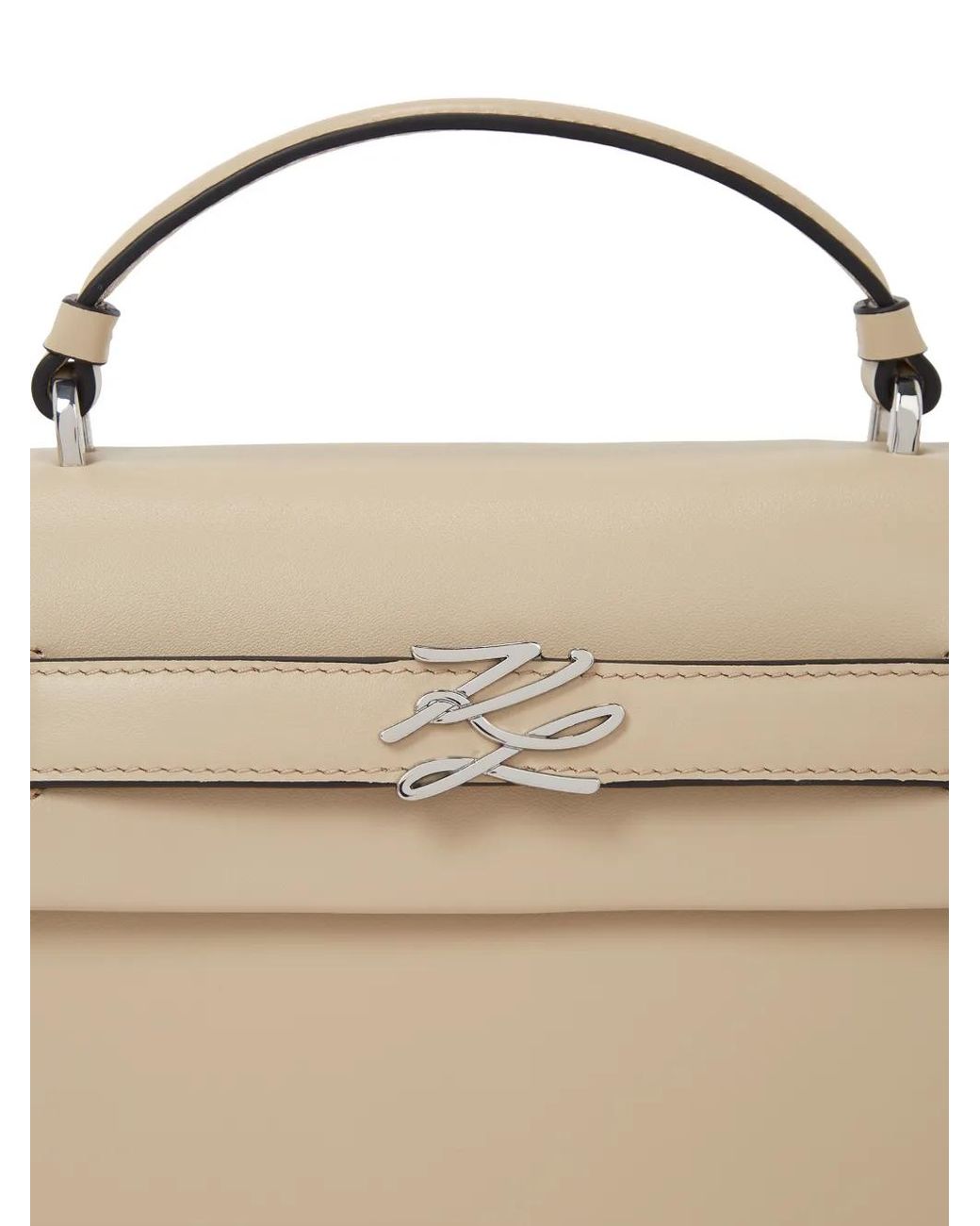 Karl Lagerfeld Natural Small K/Autograph Tote Bag