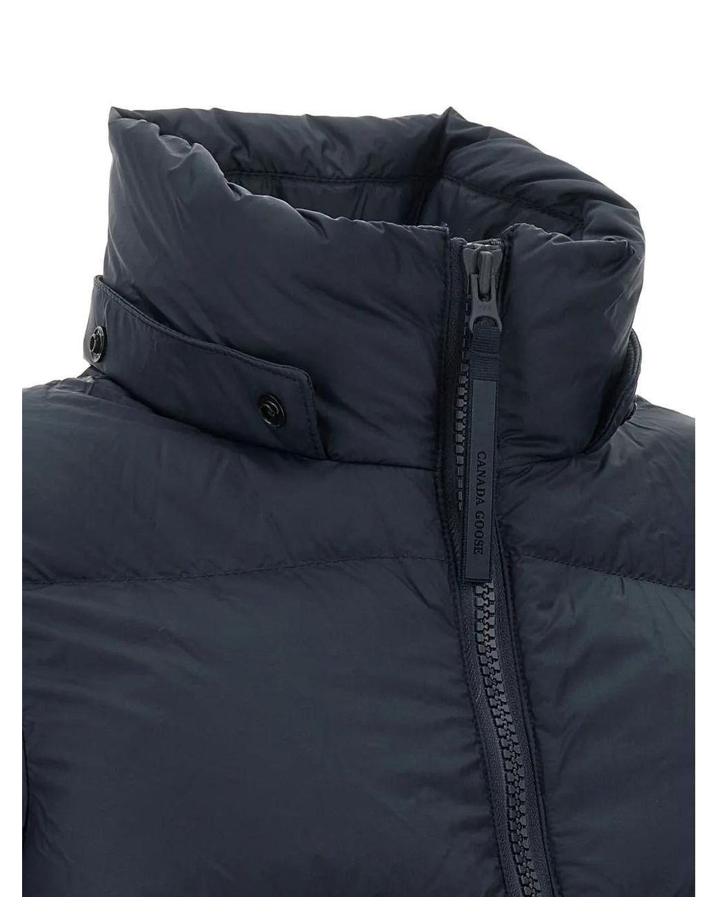 Canada Goose Blue Mystique Quilted Single-Breasted Coat