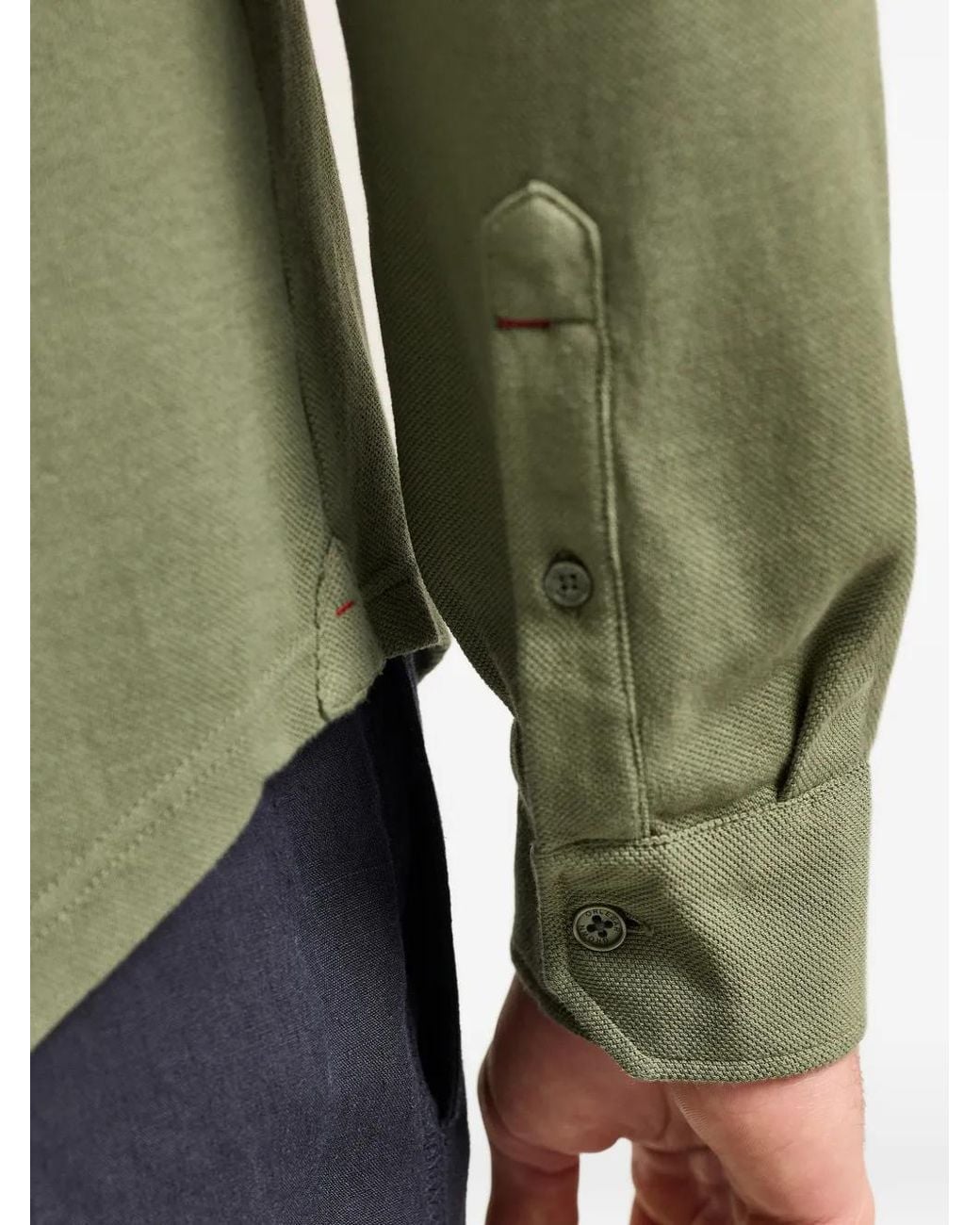 Orlebar Brown Green Giles Shirt for men