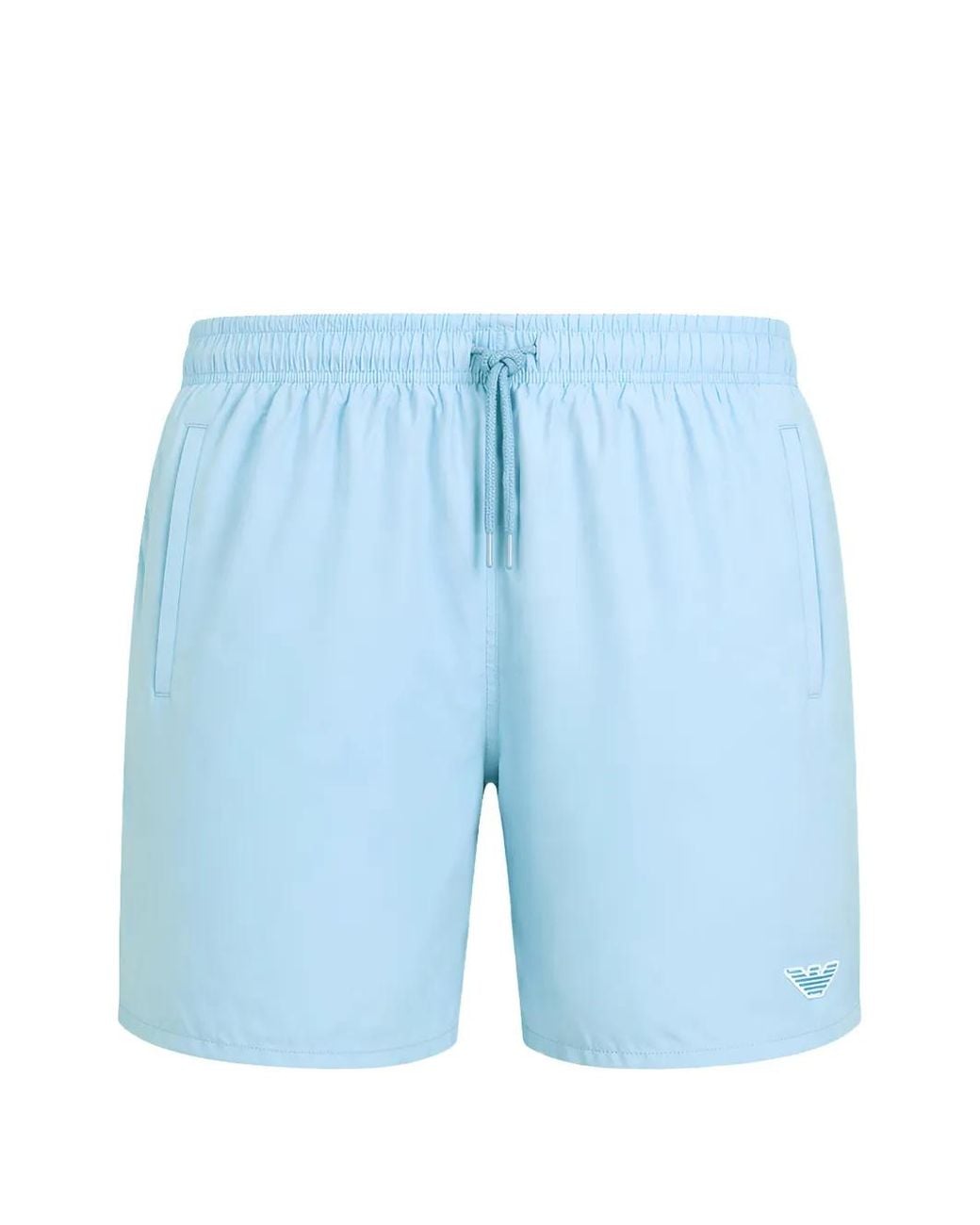 Emporio Armani Blue Essential Swim Shorts for men